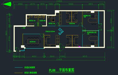 办公室消防cad图纸素材，办公室消防CAD施工图纸下载