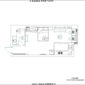 北欧北欧公寓居室户型图