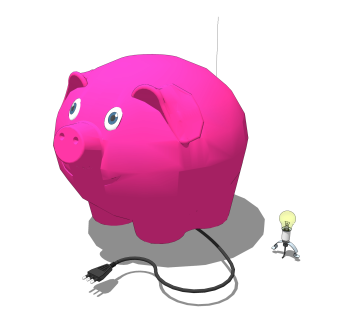 现代玩具灯草图大师模型，玩具su模型下载