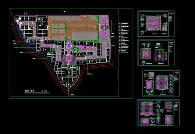 广场景观设计图规划CAD图纸