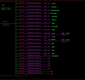 电气系统图cadCAD图纸