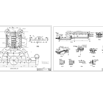 喷泉水景水池CAD工程图纸下载