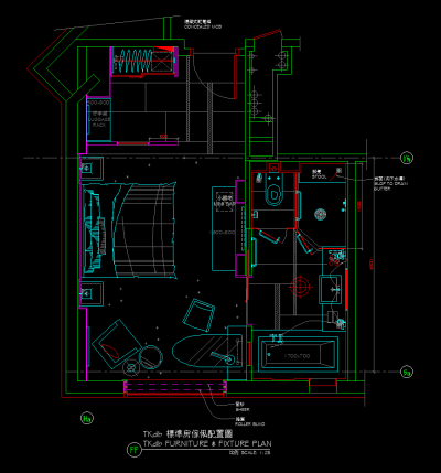 商务旅游酒店CAD施工图，酒店CAD建筑图纸下载