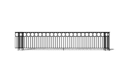 欧式铁质阳台栏杆su模型下载、铁质阳台栏杆草图大师模型下载