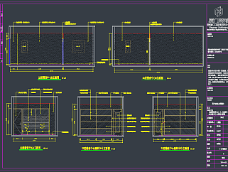 鹏宇实业办公空间CAD施工图，办公空间CAD施工图纸下载