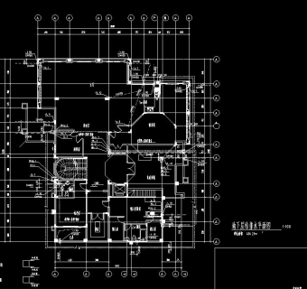 别墅建筑给排水图纸施工图CAD图纸