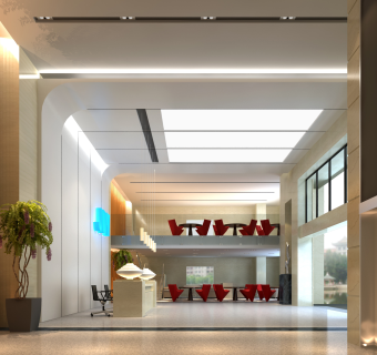 高端金德科技办公空间CAD施工图，办公室CAD建筑图纸下载