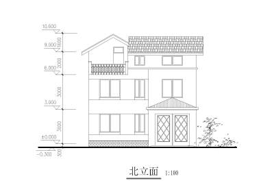 苏北<a href=https://www.yitu.cn/su/7872.html target=_blank class=infotextkey>地</a>区农村独院别墅建筑<a href=https://www.yitu.cn/su/7590.html target=_blank class=infotextkey>设计</a>施工图_3