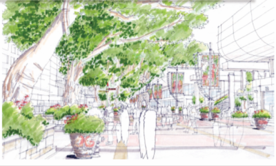 尖沙咀<a href=https://www.yitu.cn/su/7872.html target=_blank class=infotextkey>地</a>区街道<a href=https://www.yitu.cn/su/7590.html target=_blank class=infotextkey>设计</a>改造概念示意