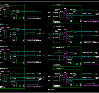 上海大型社区地下车库电气图纸，电气CAD施工图纸下载