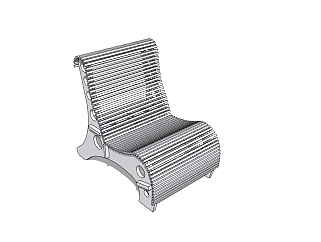 现代<em>户外</em>坐椅SU模型免费下载，<em>户外</em>椅skb模型分享