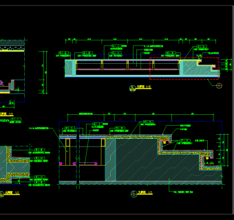 酒店全日餐厅包间施工图，餐饮CAD施工图纸下载