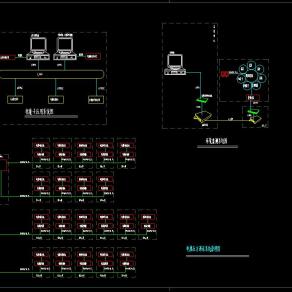 弱电系统图大样图弱电CAD图纸
