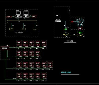 弱电系统图大样图弱电CAD图纸