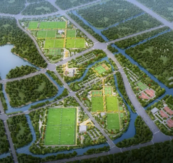  上海市民体育公园设计效果图方案