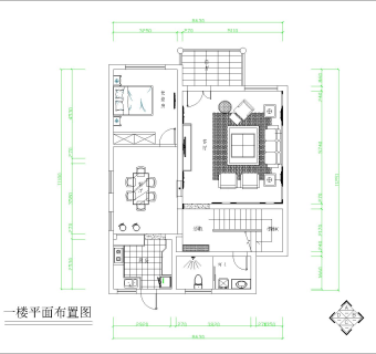 金源酒店后别墅三层经济型别墅室内CAD室内施工图含效果图下载