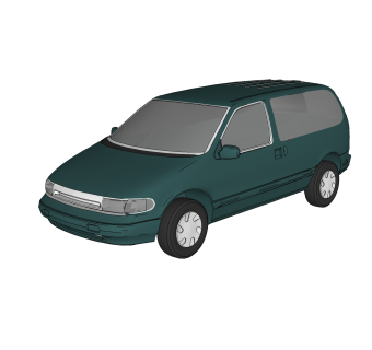 现代汽车免费su模型，现代汽车sketchup模型下载