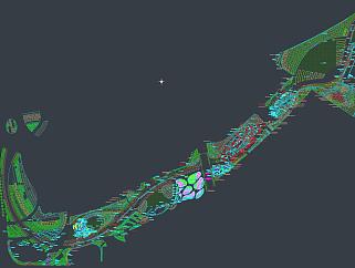 南站绿轴项目景观CAD施工图,cad建筑图纸免费下载
