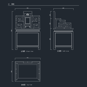 原创椅子全套详细的CAD图库，椅子CAD建筑图纸下载