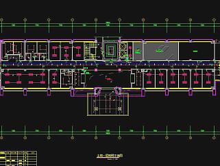大型办公楼全套电气CAD施工图纸，办公楼全套电气CAD施工图下载