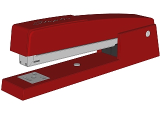 现代订书机su模型，办公用品skp模型下载