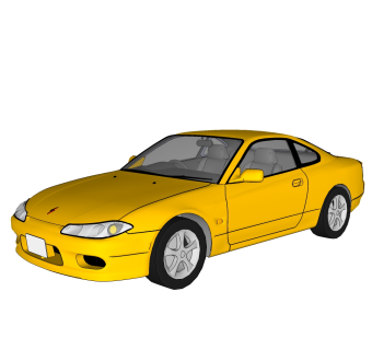 现代汽车免费su模型，现代汽车sketchup模型下载