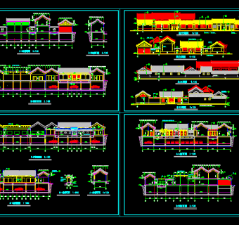 古建CAD施工图，古建筑CAD图纸下载