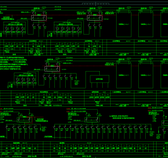 大型商业广场全套施工图，电气CAD施工图纸下载