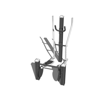 现代健身器材草图大师模型，健身器材sketchup模型下载