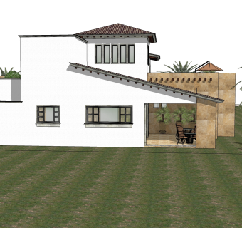 欧式别墅su模型，别墅sketchup模型下载