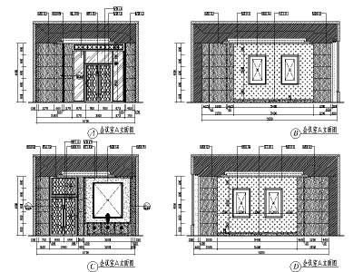 [成都]原生态中式风格茶坊室内<a href=https://www.yitu.cn/su/7590.html target=_blank class=infotextkey>设计</a>立面图