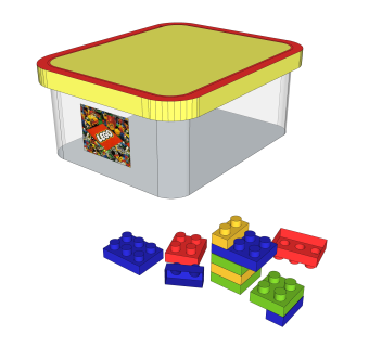 现代儿童智益玩具草图大师模型，玩具su模型下载
