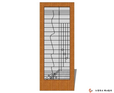 入户门草图大师模型，室内门SU模型下载