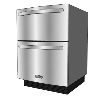 冰箱免费su模型 ，冰箱sketchup模型下载