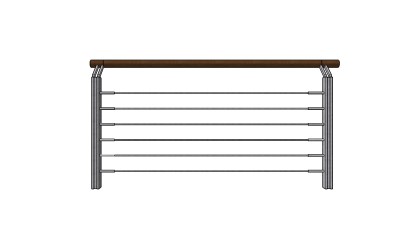 阳台栏杆su模型下载、阳台栏杆草图大师模型下载