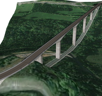 现代桥梁草图大师模型下载，sketchup桥梁su模型分享