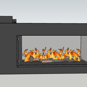 壁炉草图大师模型，壁炉sketchup模型下载