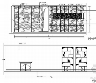 [北京]中式风格古典家具<a href=https://www.yitu.cn/sketchup/zhanting/index.html target=_blank class=infotextkey>展厅</a>CAD装修图（含效果）立面图