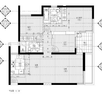 上海明園森林都市#1-1号样板房CAD图纸，样板房sketchup模型下载