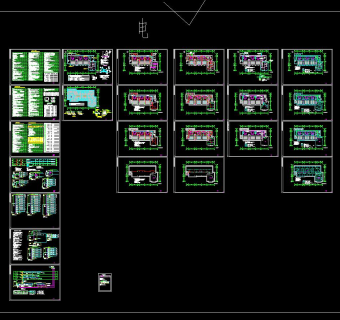 上塘幼儿园电气施工图设计施工图CAD图纸