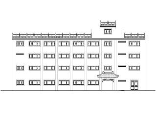 北方四层中式大酒店建筑设计施工图