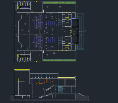 歌剧院布局图cad下载、歌剧院布局图dwg文件下载