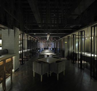  [福州]日式餐饮空间日本料理店室内装修施工图，料理店cad设计图纸下载