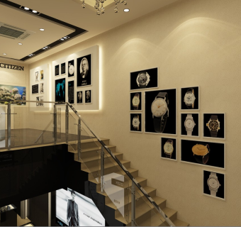 趣味办公空间CAD施工图，办公室CAD建筑图纸下载