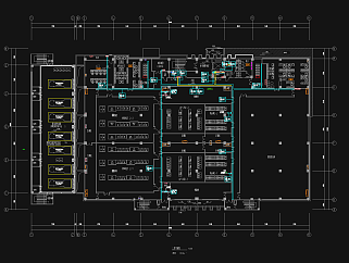 江苏数据中心电气招标图，电气CAD施工图纸下载