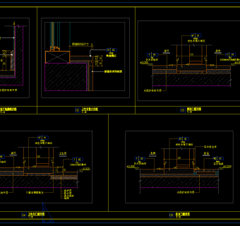新中式风格-东晖名苑，家装CAD施工图纸下载
