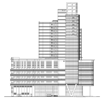 现代五星级酒店建筑施工图