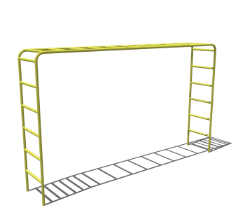 现代运动器材草图大师模型，运动器材SKB文件下载