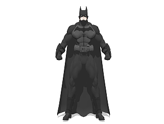 现代蝙蝠侠草图大师模型，蝙蝠侠sketchup模型下载