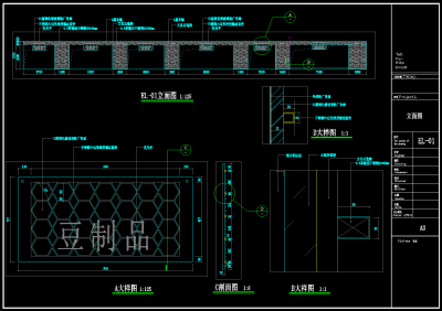 原创室内设计全套CAD施工图，室内CAD施工图纸下载